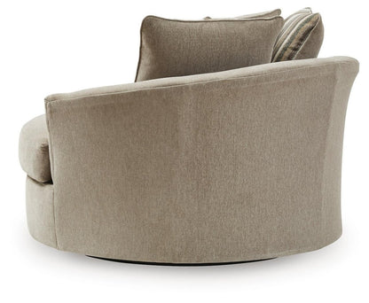 Linenhause - Oversized Swivel Accent Chair - Dune Swivel Chairs by Benchcraft® - Walls Furniture & Mattress