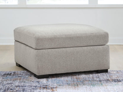 ModMax Luxe - Oversized Accent Ottoman - Flint Accent Ottomans by Benchcraft® - Walls Furniture & Mattress