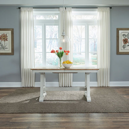 Lindsey Farm - Trestle Table Dining Tables by Liberty Furniture - Walls Furniture & Mattress