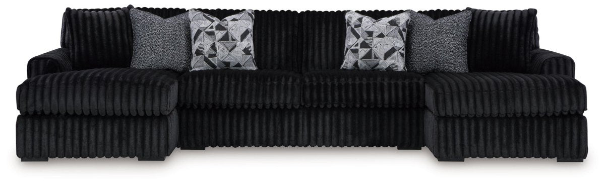 Midnight - Madness - Sectional Set 4 Piece Living Room Sets by Signature Design by Ashley® - Walls Furniture & Mattress