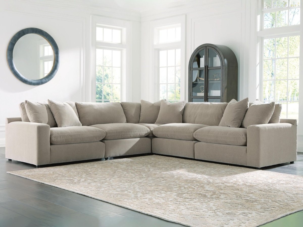 Maxton Heights - Sectional Stationary Sectionals by Benchcraft® - Walls Furniture & Mattress