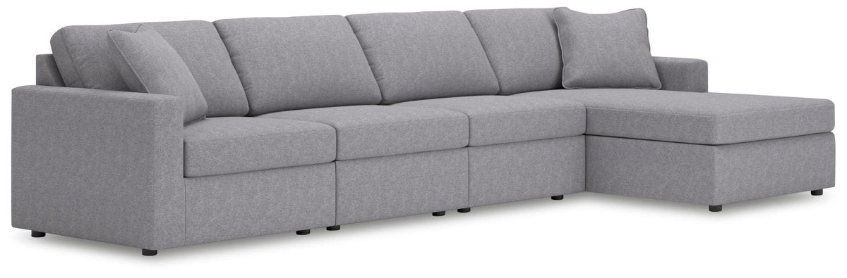 Modmax - Sectional - Granite Stationary Sectionals by Signature Design by Ashley® - Walls Furniture & Mattress