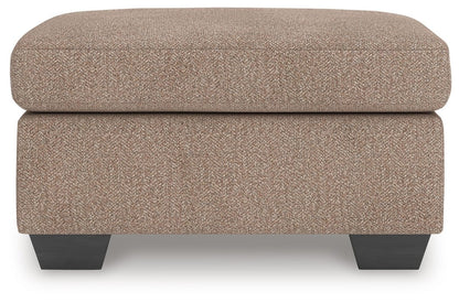 Triston - Peaks - Suede - Ottoman Upholstered Ottomans by Benchcraft® - Walls Furniture & Mattress
