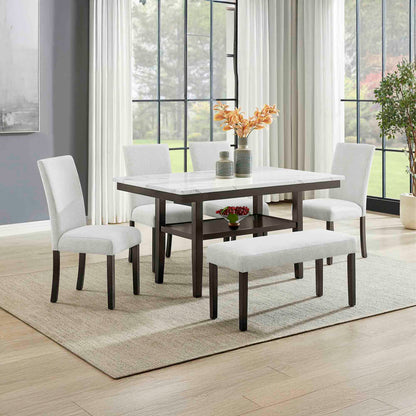 Carissa - Rectangle Dining Set 5 Piece Dining Room Sets by New Classic - Walls Furniture & Mattress