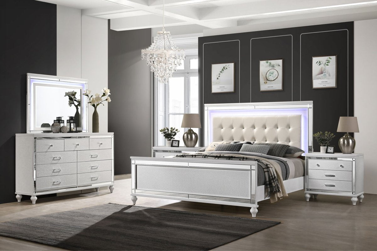 Valentino - Bedroom Set 4 Piece Bedroom Sets by New Classic - Walls Furniture & Mattress