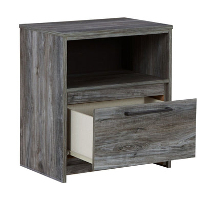 Baystorm - One Drawer Night Stand Nightstands w/ Charging Stations by Signature Design by Ashley® - Walls Furniture & Mattress