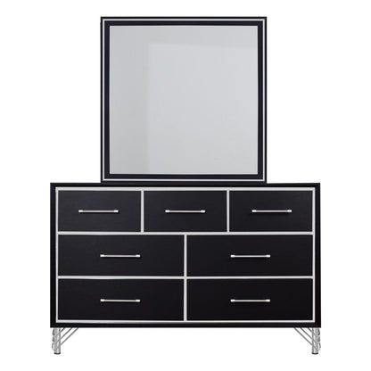 Ava - 7 Drawer Dresser Dresser & Mirror by New Classic - Walls Furniture & Mattress
