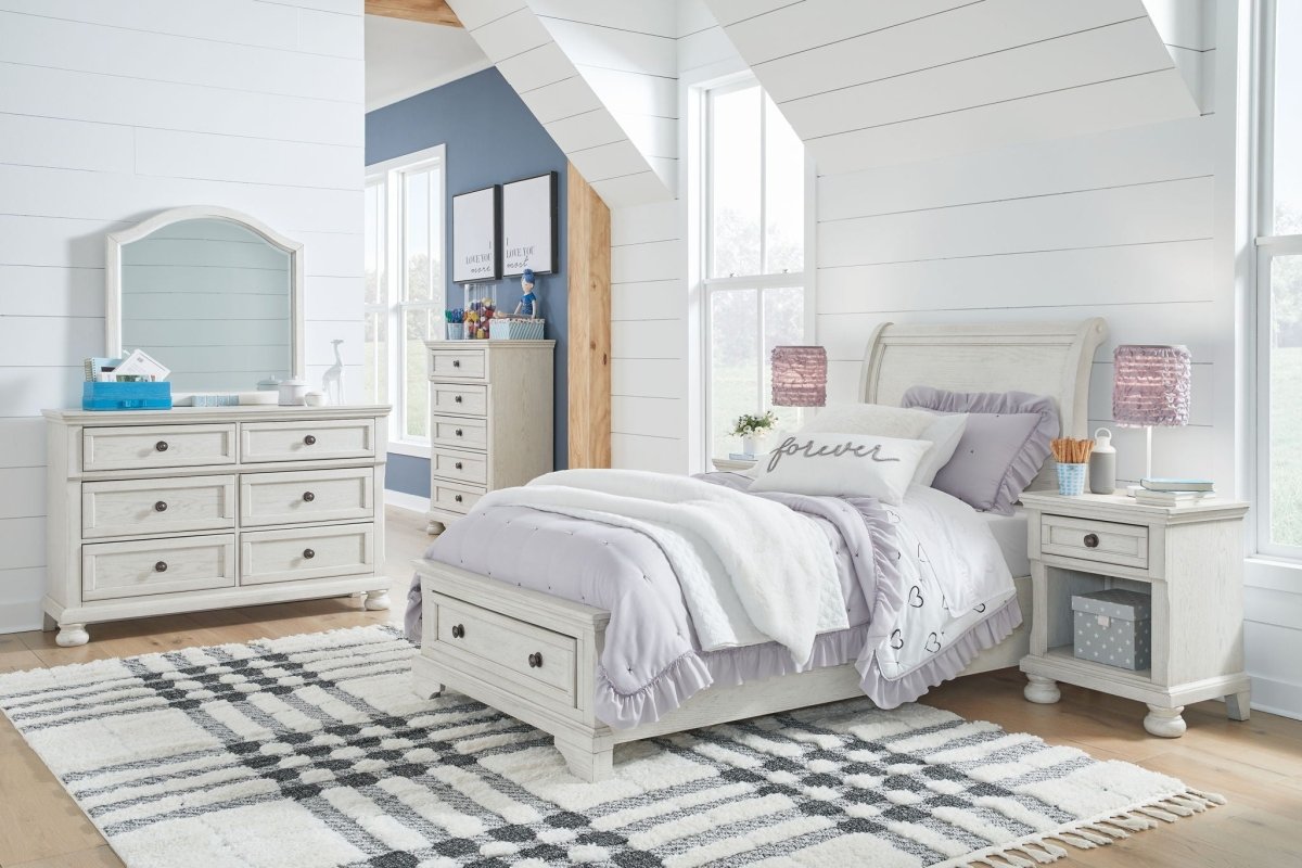 Robbinsdale - Youth Sleigh Storage Bedroom Set 6 Piece Bedroom Sets by Signature Design by Ashley® - Walls Furniture & Mattress