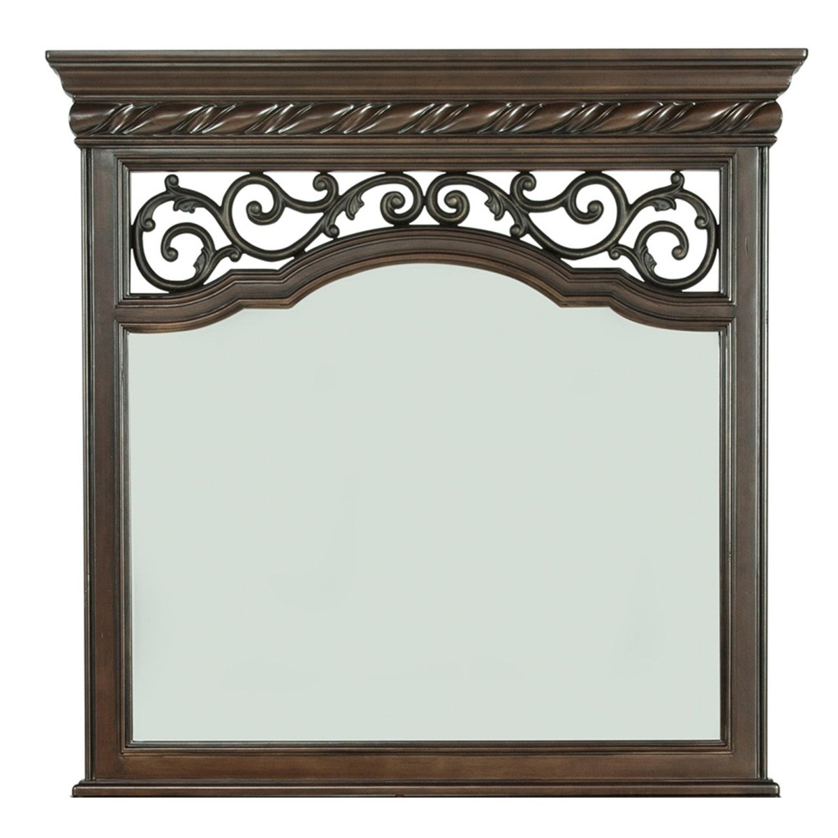Arbor Place - Landscape Mirror - Dark Brown Landscape Mirrors by Liberty Furniture - Walls Furniture & Mattress