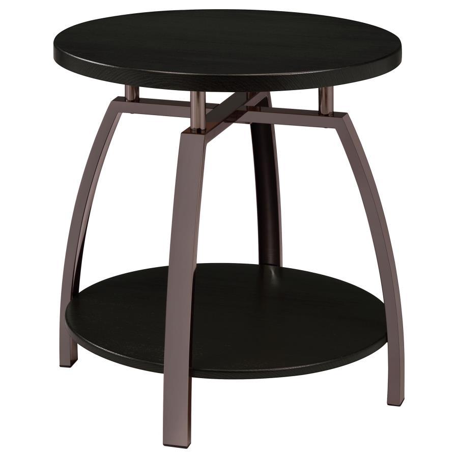 Dacre - Round Coffee And End Table Set Table Sets by Coaster Fine Furniture - Walls Furniture & Mattress
