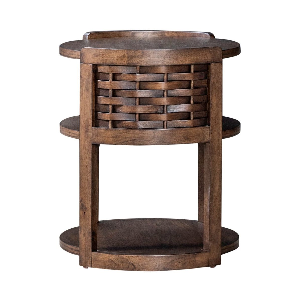 Warren Park - Round End Table - Brown End Tables by Liberty Furniture - Walls Furniture & Mattress