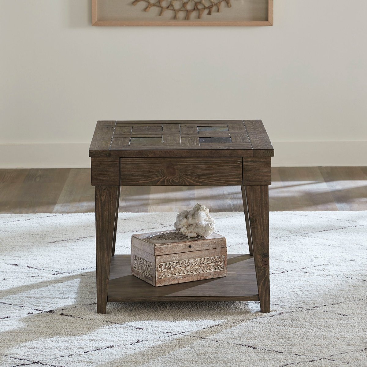 Arrowcreek - End Table - Dark Brown End Tables by Liberty Furniture - Walls Furniture & Mattress