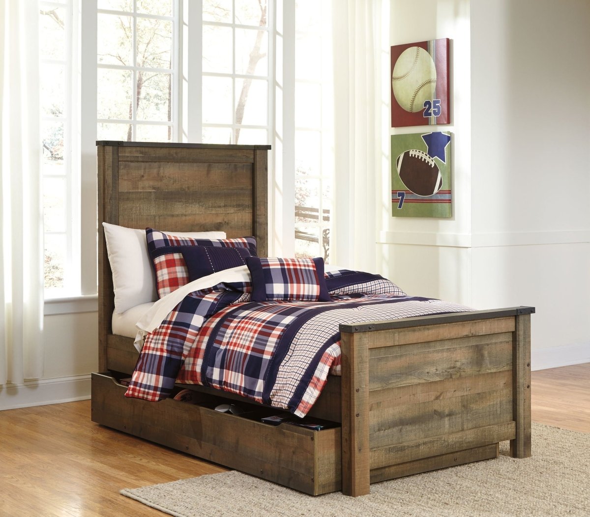 Trinell - Panel Bed Storage Beds by Signature Design by Ashley® - Walls Furniture & Mattress