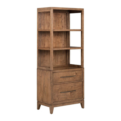 Shaker Lakes - Lateral File Bookcase - Harvest Brown Standard Bookcases by Liberty Furniture - Walls Furniture & Mattress