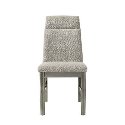 Lennox - Upholstered Side Chair (Set of 2) - Gray Chair Sets by New Classic - Walls Furniture & Mattress