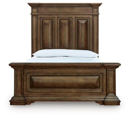 Frantanna - 3 Pc. - Queen Panel Bed, Dresser And Mirror - Brown 3 Piece Bedroom Sets by Signature Design by Ashley® - Walls Furniture & Mattress