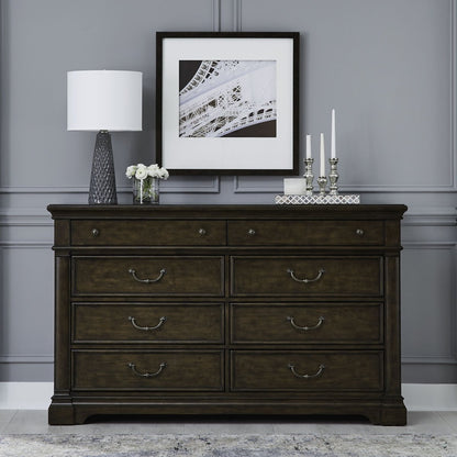 Arden Road - 8 Drawer Dresser - Satin Cherry Dressers by Liberty Furniture - Walls Furniture & Mattress