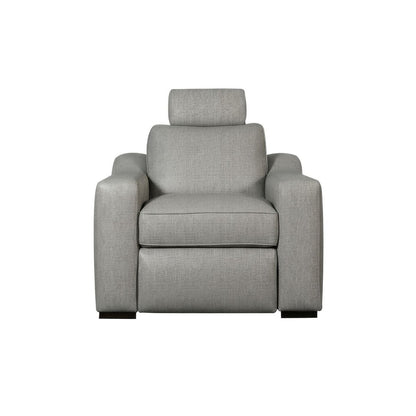 Archer - Chair With Power Footrest & ZW - Hampstead Dove Reclining Chairs by Liberty Furniture - Walls Furniture & Mattress