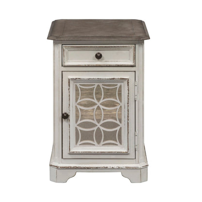 Magnolia Manor - Chair Side Table - White Chair Side Tables by Liberty Furniture - Walls Furniture & Mattress