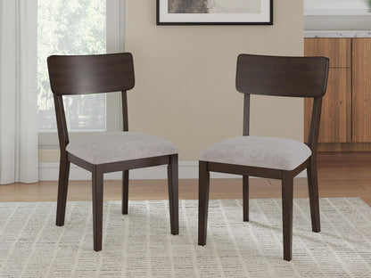 Mallenette - Dining Upholstered Side Chair (Set of 2) - Merlot Chair Sets by Signature Design by Ashley® - Walls Furniture & Mattress