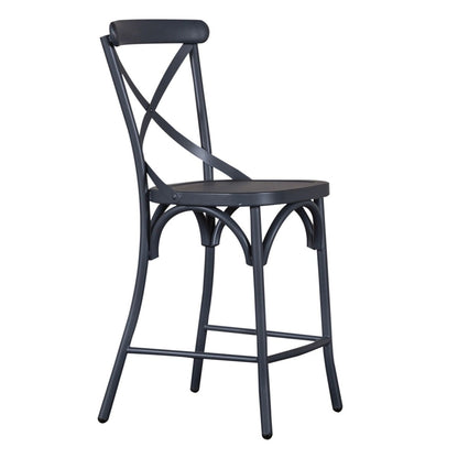 Vintage Series - X Back Counter Chair Counter Chairs by Liberty Furniture - Walls Furniture & Mattress