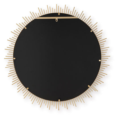 Wainport - Gold Finish - Accent Mirror Accent Mirrors by Signature Design by Ashley® - Walls Furniture & Mattress