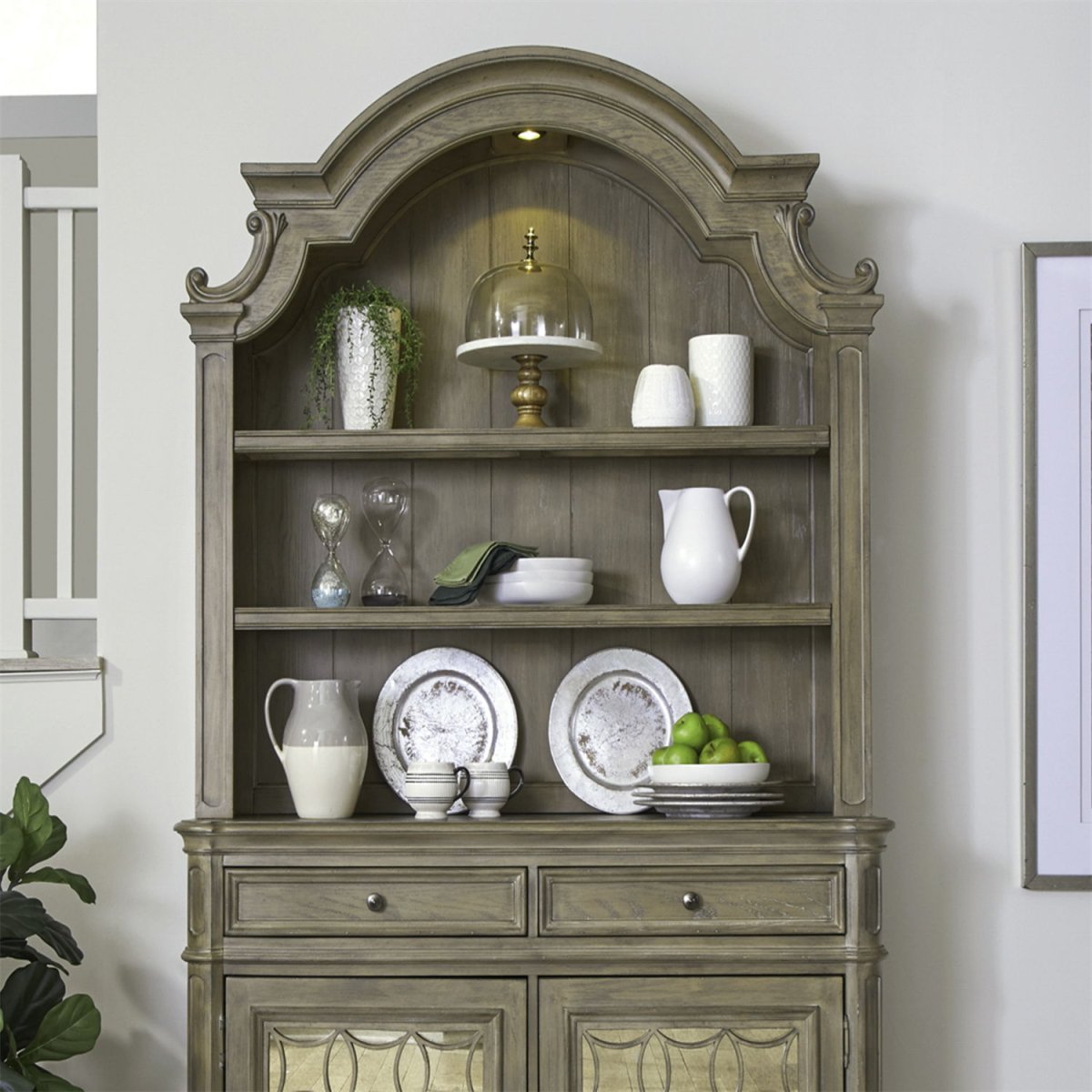 Magnolia Manor - Hutch Hutches by Liberty Furniture - Walls Furniture & Mattress