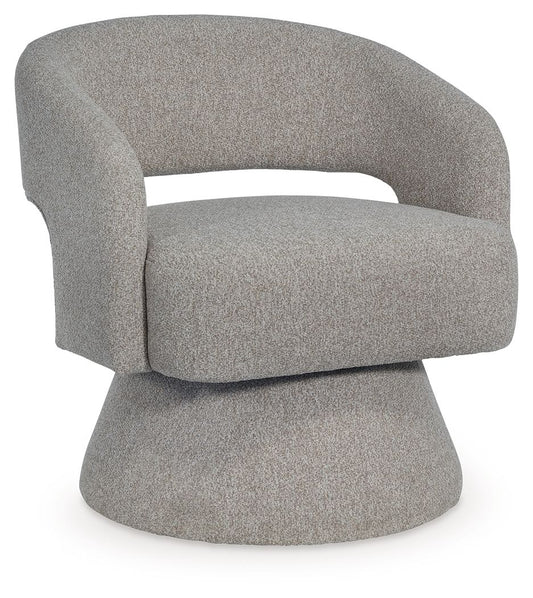 Nashkins - Swivel Accent Chair - Pebble Swivel Chairs by Signature Design by Ashley® - Walls Furniture & Mattress