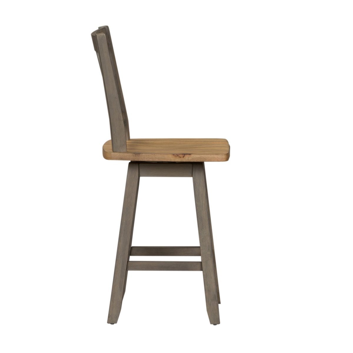 Lindsey Farm - Counter Height Swivel Chair (RTA) Counter Chairs by Liberty Furniture - Walls Furniture & Mattress