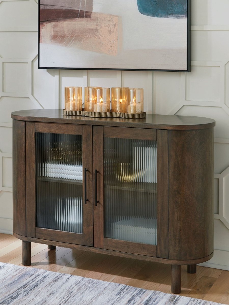Mayridge - Medium Brown - Accent Cabinet Accent Cabinets by Signature Design by Ashley® - Walls Furniture & Mattress