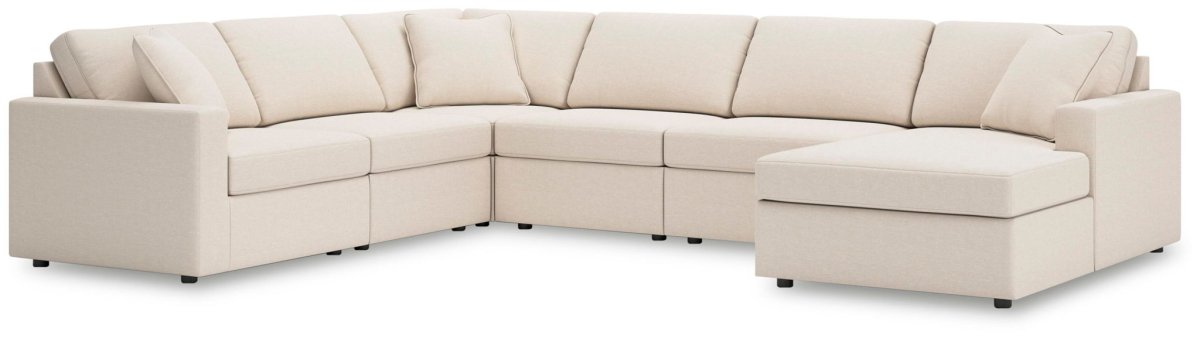Modmax - Sectional - Oyster Stationary Sectionals by Signature Design by Ashley® - Walls Furniture & Mattress