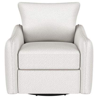Madia - Upholstered Sloped Arm Swivel Glider Chair Swivel Glider Chairs by Coaster Fine Furniture - Walls Furniture & Mattress