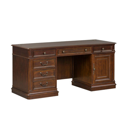 Brayton Manor - Credenza - Cognac Credenzas by Liberty Furniture - Walls Furniture & Mattress