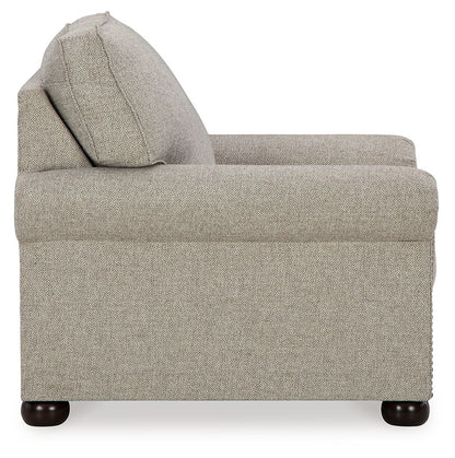 Gaelon - Living Room Set Stationary Chair & Ottoman by Signature Design by Ashley® - Walls Furniture & Mattress