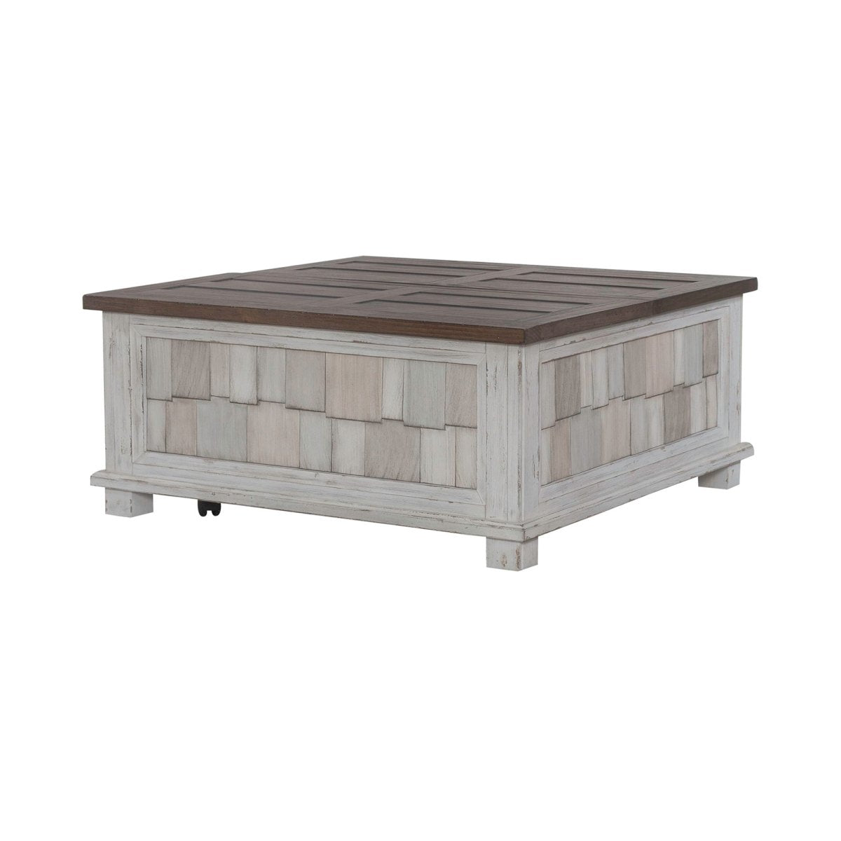 River Place - Lift Top Storage Cocktail Table - White Cocktail Tables by Liberty Furniture - Walls Furniture & Mattress