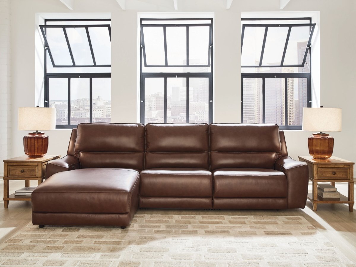 DeepWakes - Power Reclining Sectional Reclining Sectionals by Signature Design by Ashley® - Walls Furniture & Mattress
