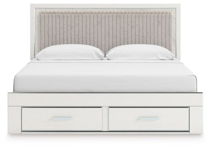 Zuraleus - Upholstered Panel Platform Storage Bed Storage Beds by Signature Design by Ashley® - Walls Furniture & Mattress