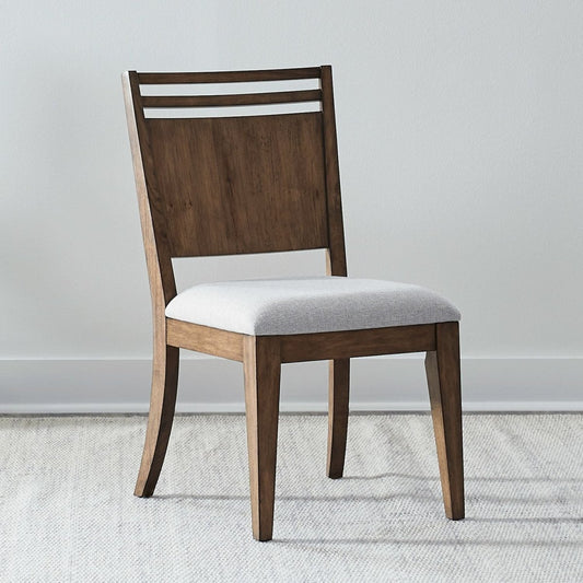 Shaker Lakes - Panel Back Side Chair (RTA) - Harvest Brown Side Chairs by Liberty Furniture - Walls Furniture & Mattress