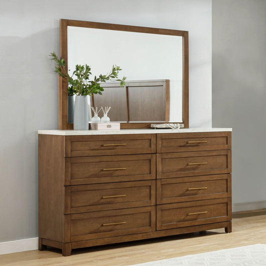 Devonshire - Dresser With Marble Top Dresser & Mirror by New Classic - Walls Furniture & Mattress