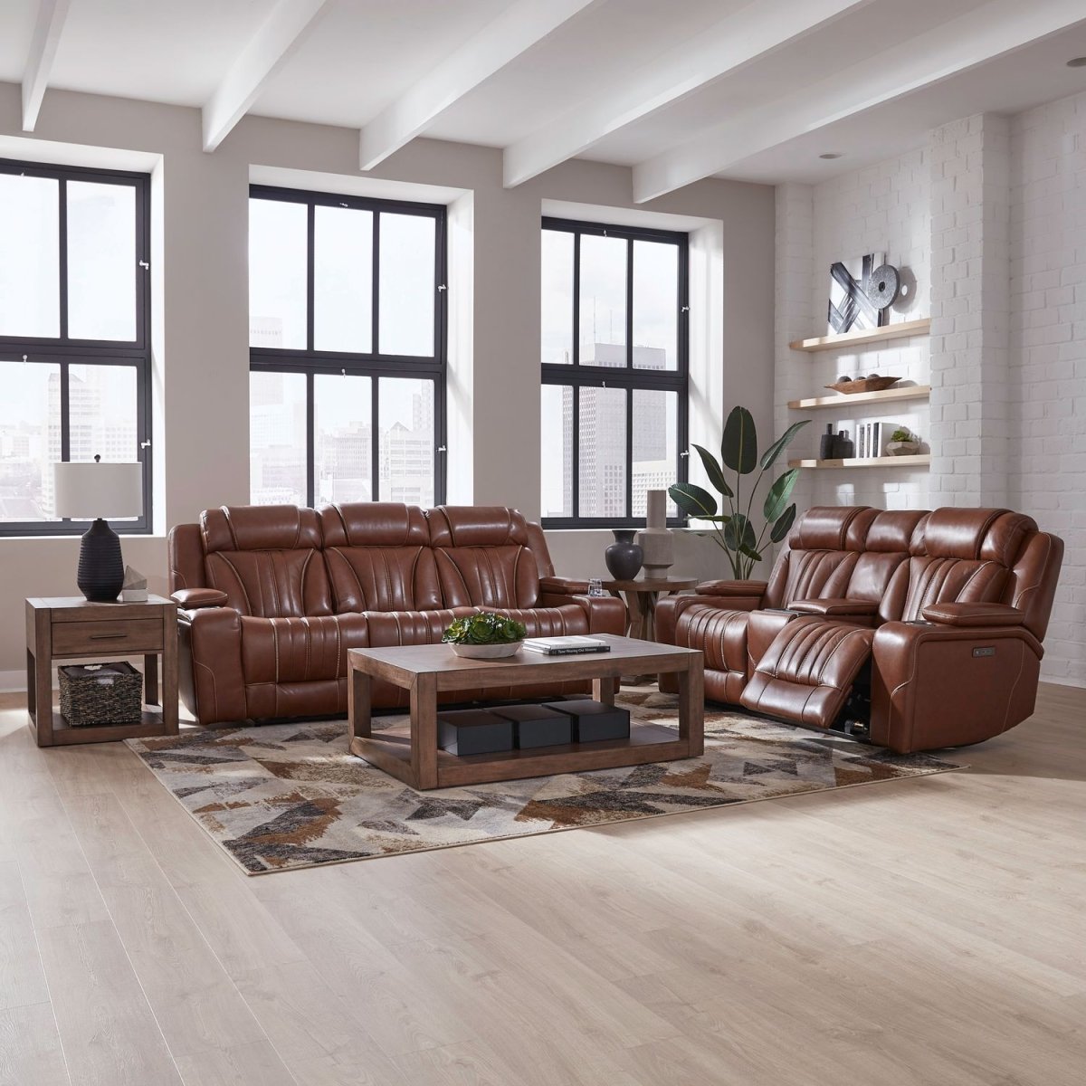 Caswell - Sofa Set Reclining Sofas & Loveseats by Liberty Furniture - Walls Furniture & Mattress