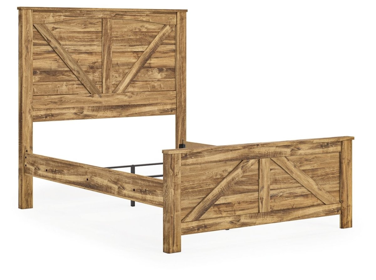 Maystonna - Crossbuck Panel Bed Panel Beds by Signature Design by Ashley® - Walls Furniture & Mattress