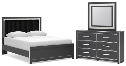 Zuraleus - Upholstered Panel Platform Bedroom Set 3 Piece Bedroom Sets by Signature Design by Ashley® - Walls Furniture & Mattress