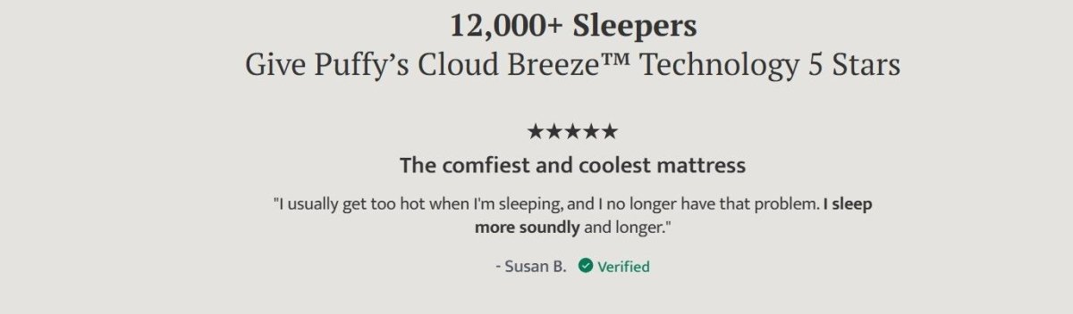 Puffy Royal Full Hybrid Mattress Hybrid Mattresses by Puffy - Walls Furniture & Mattress