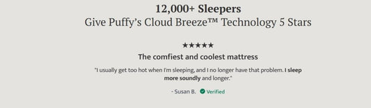 Puffy Royal Full Hybrid Mattress Hybrid Mattresses by Puffy - Walls Furniture & Mattress