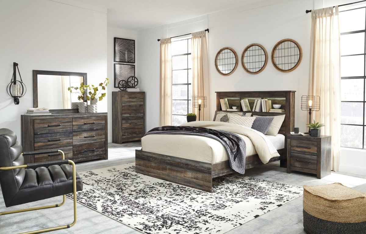 Drystan - Panel Bookcase Bed Panel Beds by Signature Design by Ashley® - Walls Furniture & Mattress