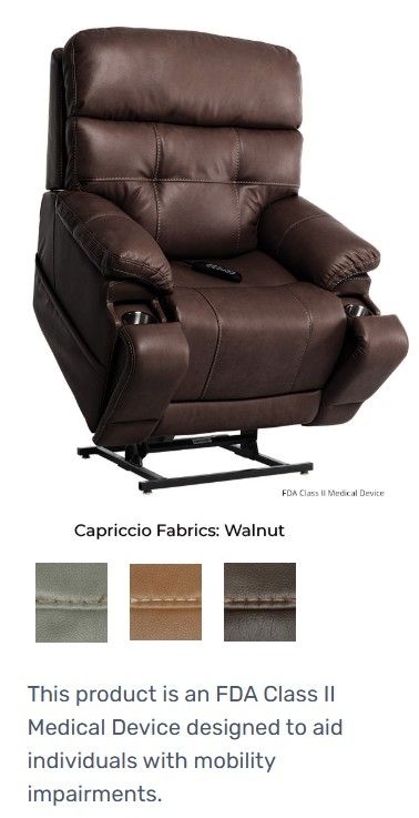iNFI ELITE Cappricio Walnut Large Infinite Position Lift Chair