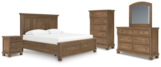 Feddinger - Panel Storage Bedroom Set 5 Piece Bedroom Sets by Signature Design by Ashley® - Walls Furniture & Mattress