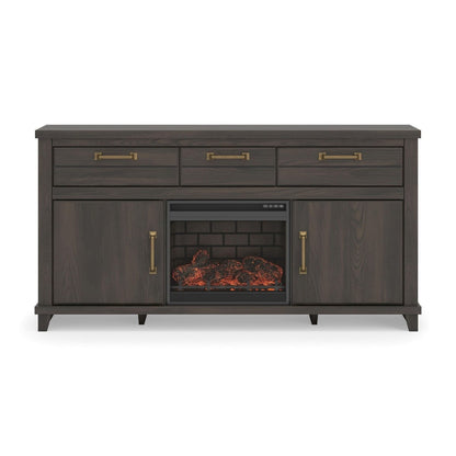 Brazen Valley - TV Stand With Fireplace Option TV Stands by Signature Design by Ashley® - Walls Furniture & Mattress