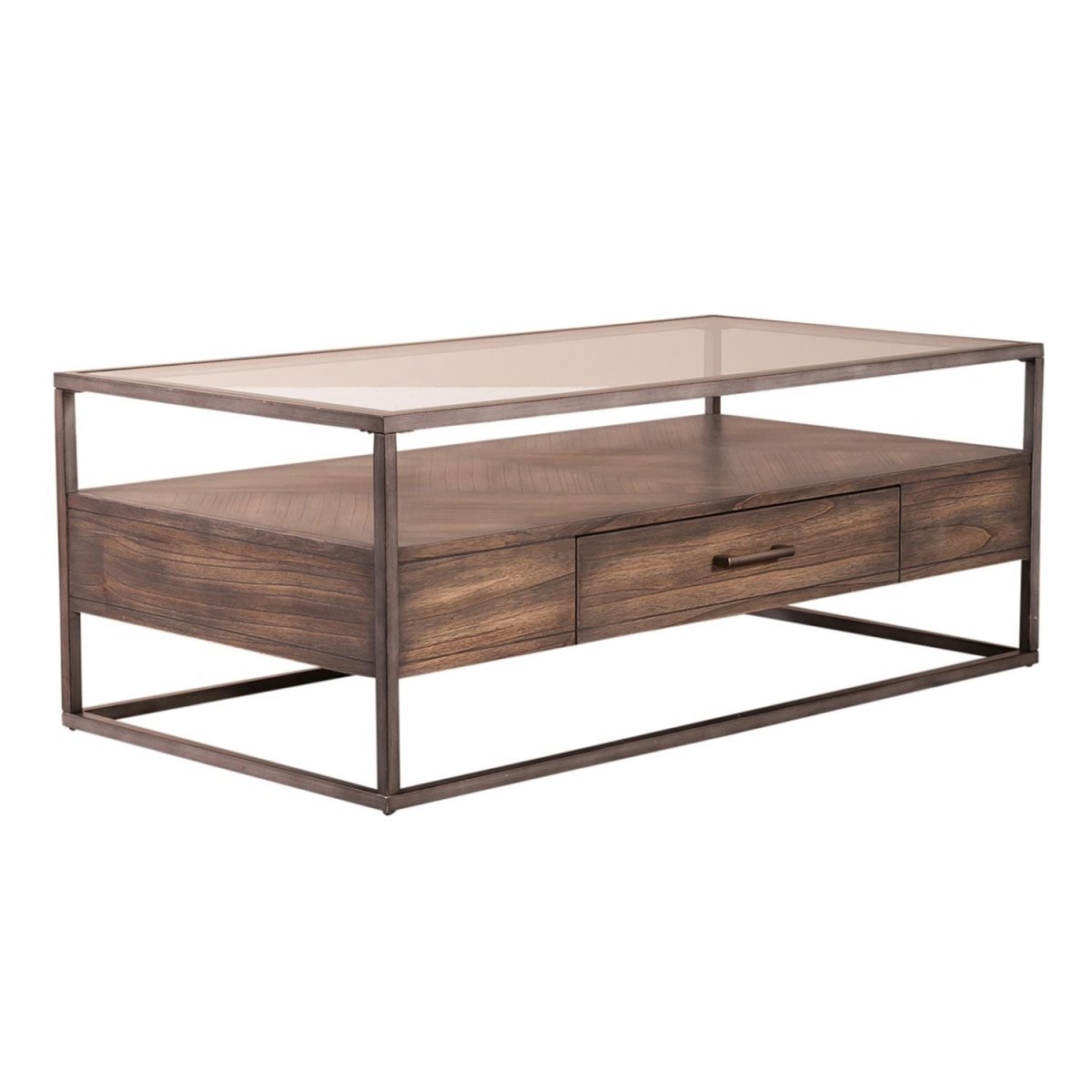 Jamestown - Rectangular Cocktail Table - Tobacco Cocktail Tables by Liberty Furniture - Walls Furniture & Mattress