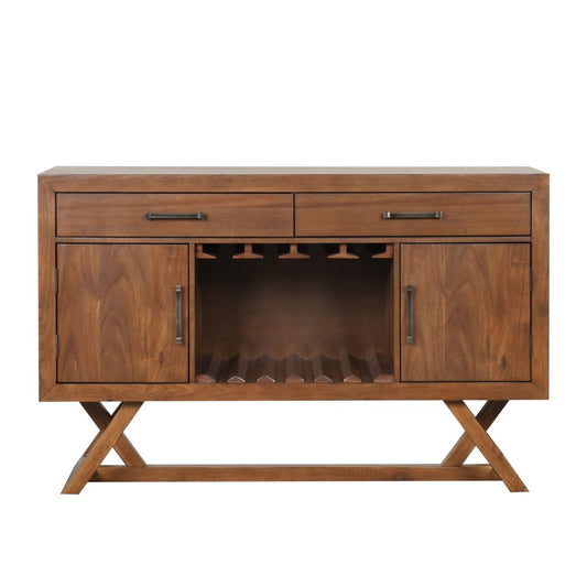 Putnam - Server - Walnut Servers by New Classic - Walls Furniture & Mattress